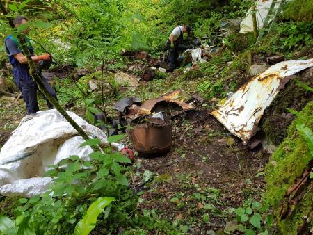 Sanacija črnega odlagališča – Banova jama 086